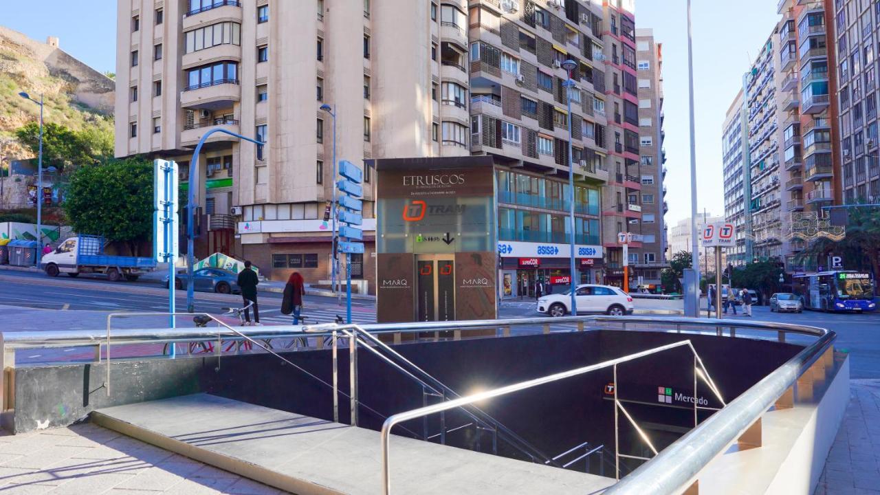 Stylish & Spacious Family Apartment Near Beach & Vibrant Historic Market Alicante Exteriér fotografie